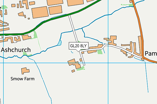 GL20 8LY map - OS VectorMap District (Ordnance Survey)