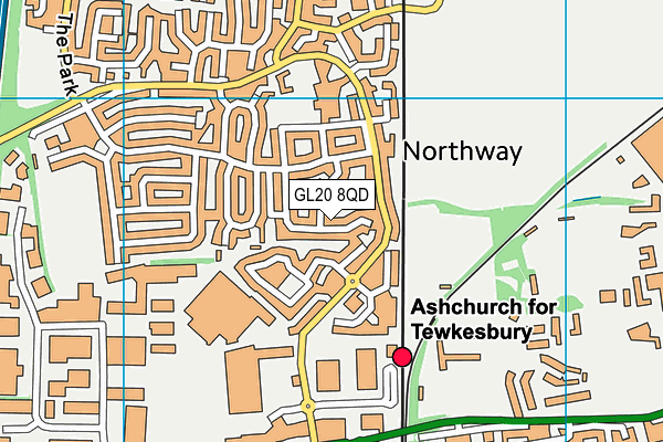 Map of MIKE'S MOWERS TEWKESBURY LTD at district scale
