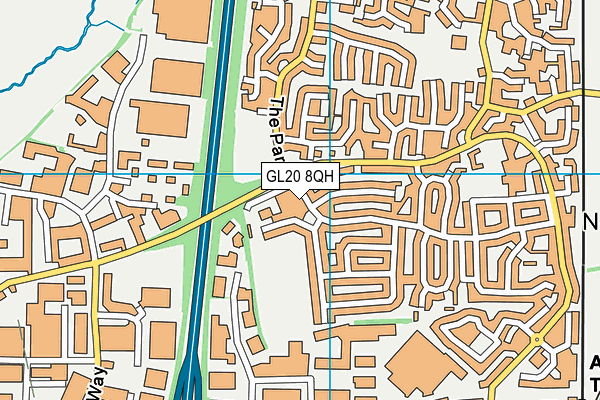 GL20 8QH map - OS VectorMap District (Ordnance Survey)