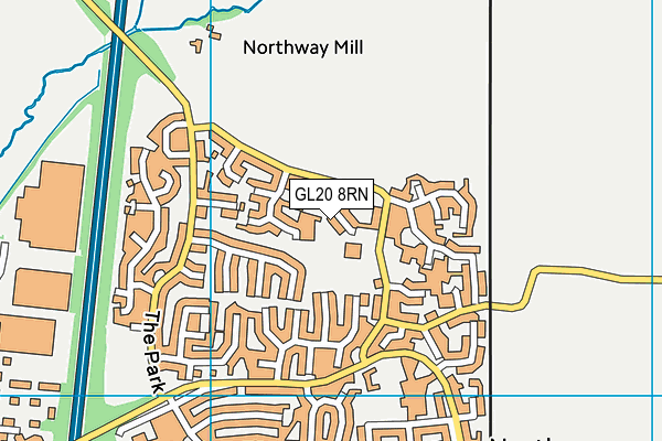 GL20 8RN map - OS VectorMap District (Ordnance Survey)