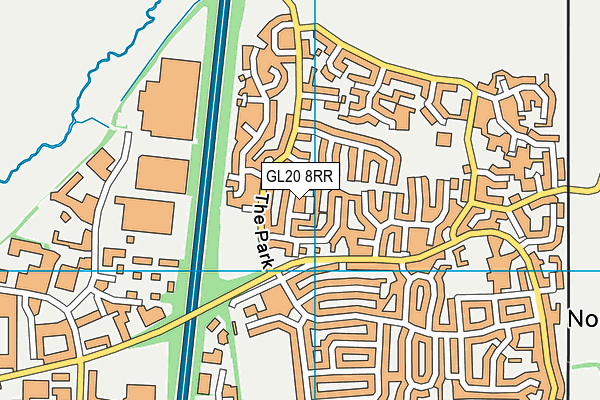GL20 8RR map - OS VectorMap District (Ordnance Survey)