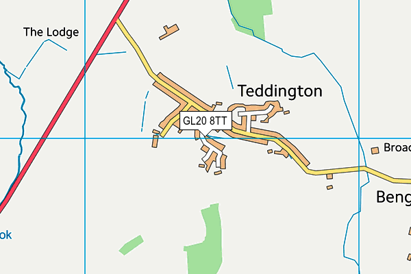GL20 8TT map - OS VectorMap District (Ordnance Survey)