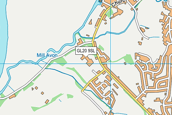 GL20 9SL map - OS VectorMap District (Ordnance Survey)