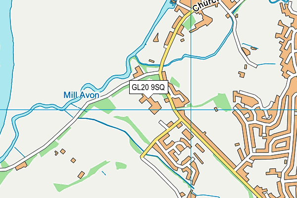 GL20 9SQ map - OS VectorMap District (Ordnance Survey)