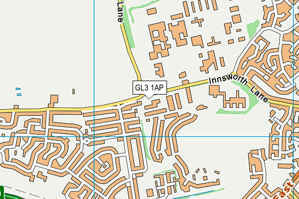 GL3 1AP map - OS VectorMap District (Ordnance Survey)
