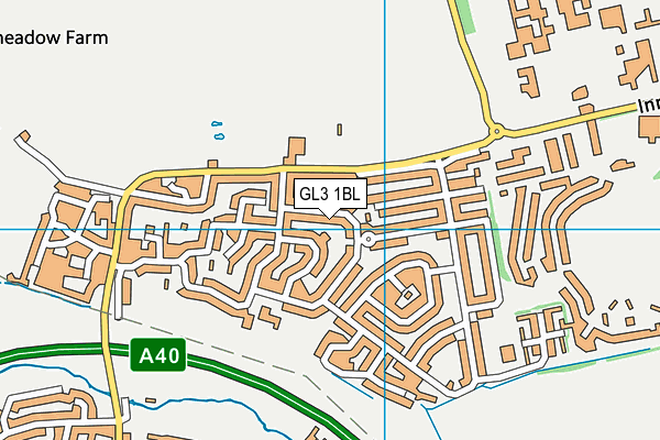GL3 1BL map - OS VectorMap District (Ordnance Survey)
