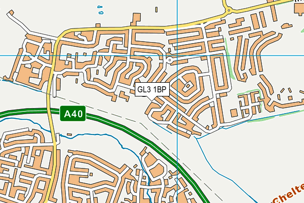 GL3 1BP map - OS VectorMap District (Ordnance Survey)