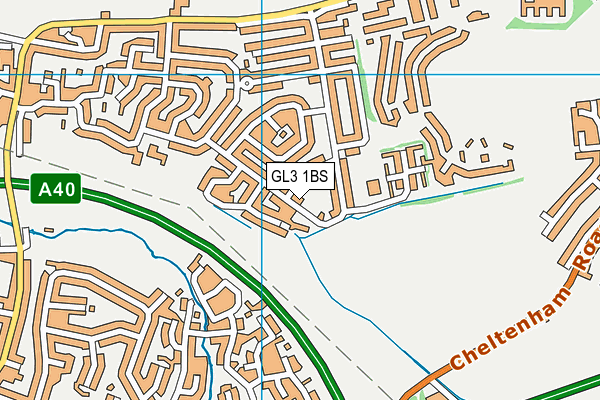 GL3 1BS map - OS VectorMap District (Ordnance Survey)