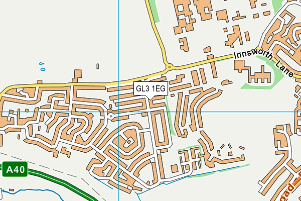 GL3 1EG map - OS VectorMap District (Ordnance Survey)