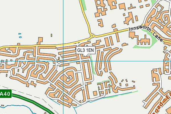 GL3 1EN map - OS VectorMap District (Ordnance Survey)