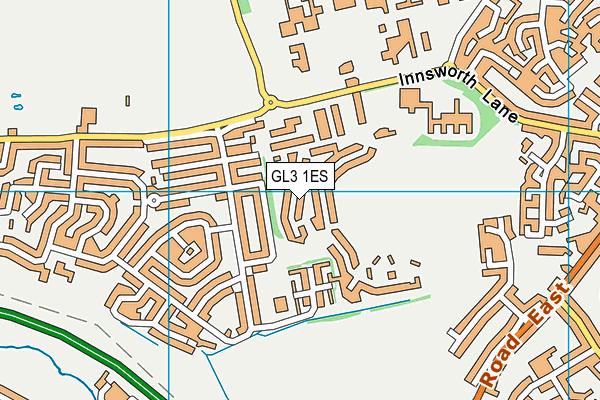 GL3 1ES map - OS VectorMap District (Ordnance Survey)
