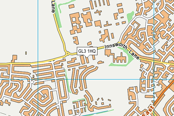 GL3 1HQ map - OS VectorMap District (Ordnance Survey)