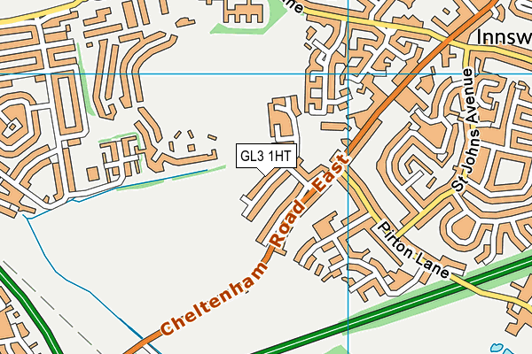 GL3 1HT map - OS VectorMap District (Ordnance Survey)