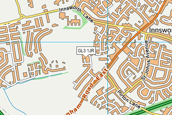 GL3 1JR map - OS VectorMap District (Ordnance Survey)