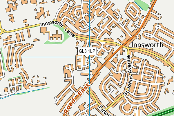 GL3 1LP map - OS VectorMap District (Ordnance Survey)