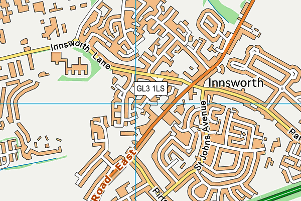 GL3 1LS map - OS VectorMap District (Ordnance Survey)