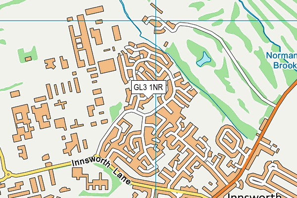 GL3 1NR map - OS VectorMap District (Ordnance Survey)