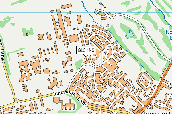 GL3 1NS map - OS VectorMap District (Ordnance Survey)