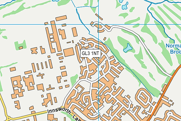 GL3 1NT map - OS VectorMap District (Ordnance Survey)