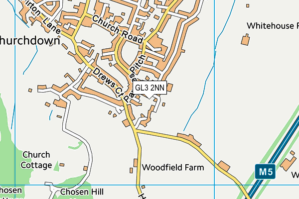 GL3 2NN map - OS VectorMap District (Ordnance Survey)