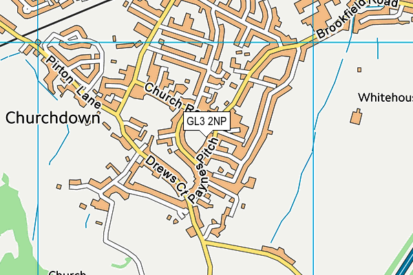 GL3 2NP map - OS VectorMap District (Ordnance Survey)