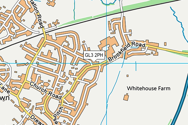 GL3 2PH map - OS VectorMap District (Ordnance Survey)