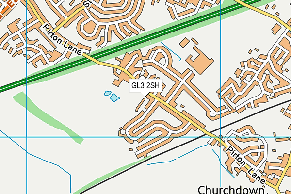GL3 2SH map - OS VectorMap District (Ordnance Survey)