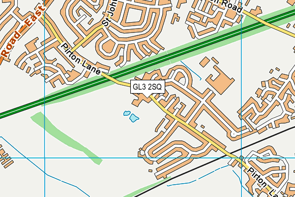 GL3 2SQ map - OS VectorMap District (Ordnance Survey)