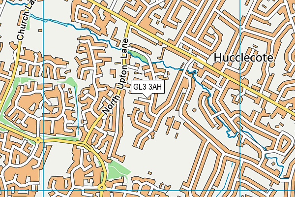 GL3 3AH map - OS VectorMap District (Ordnance Survey)