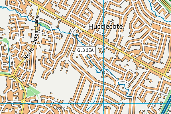 GL3 3EA map - OS VectorMap District (Ordnance Survey)