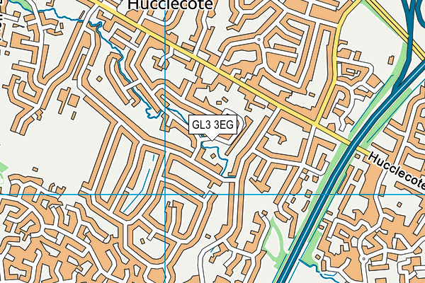 GL3 3EG map - OS VectorMap District (Ordnance Survey)