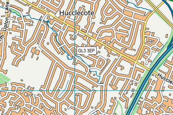 GL3 3EP map - OS VectorMap District (Ordnance Survey)