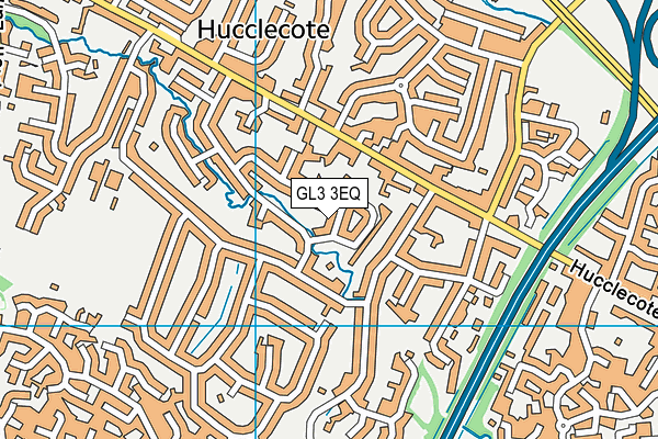 GL3 3EQ map - OS VectorMap District (Ordnance Survey)