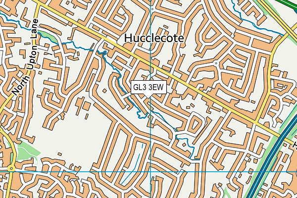 GL3 3EW map - OS VectorMap District (Ordnance Survey)