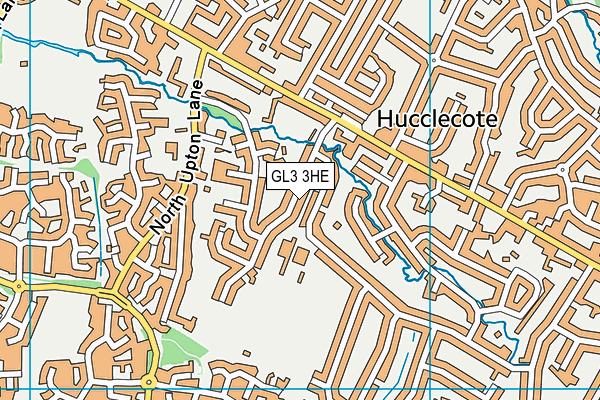 GL3 3HE map - OS VectorMap District (Ordnance Survey)