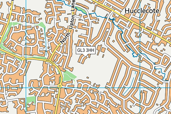 GL3 3HH map - OS VectorMap District (Ordnance Survey)