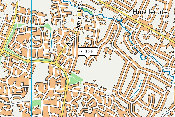 GL3 3HJ map - OS VectorMap District (Ordnance Survey)