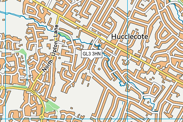 GL3 3HN map - OS VectorMap District (Ordnance Survey)