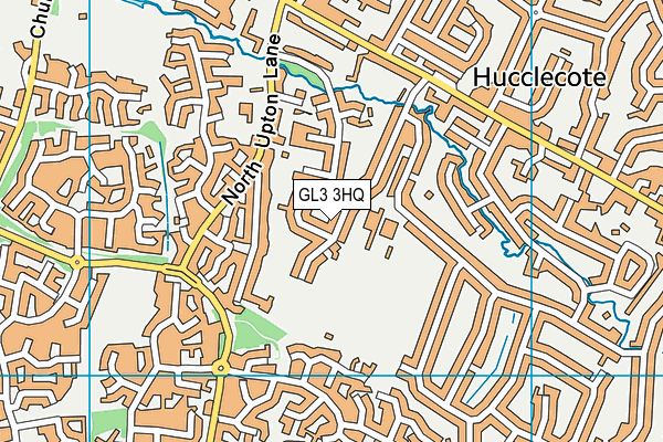 GL3 3HQ map - OS VectorMap District (Ordnance Survey)