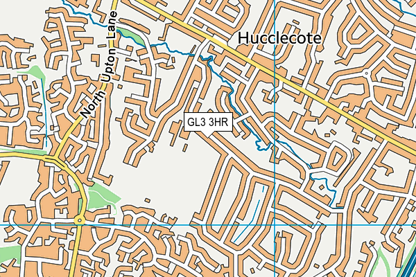 GL3 3HR map - OS VectorMap District (Ordnance Survey)