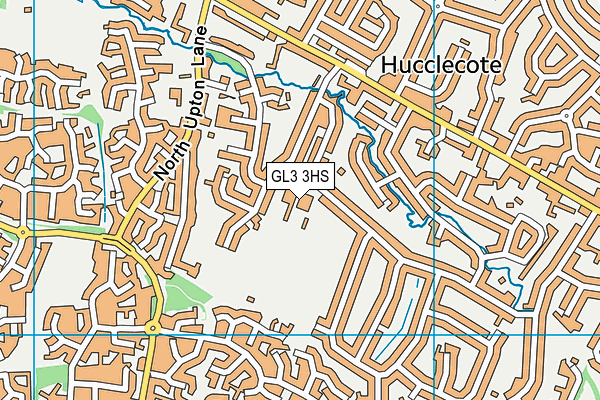 GL3 3HS map - OS VectorMap District (Ordnance Survey)