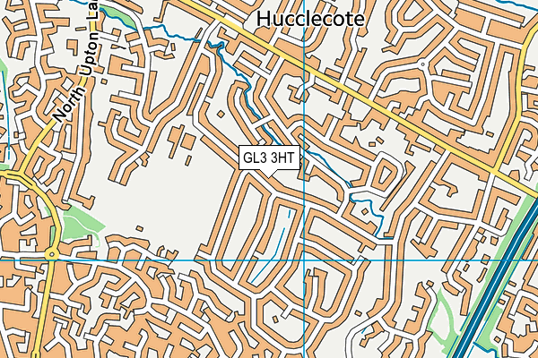 GL3 3HT map - OS VectorMap District (Ordnance Survey)