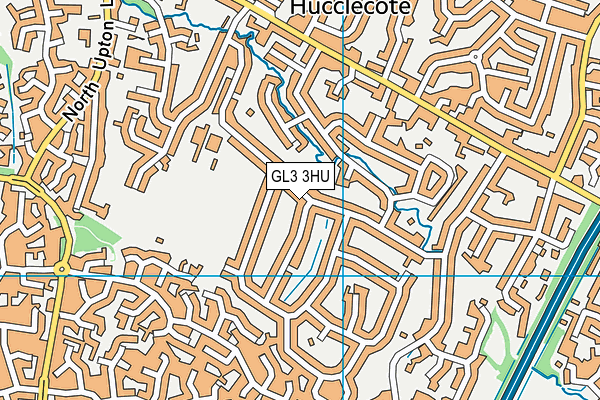 GL3 3HU map - OS VectorMap District (Ordnance Survey)