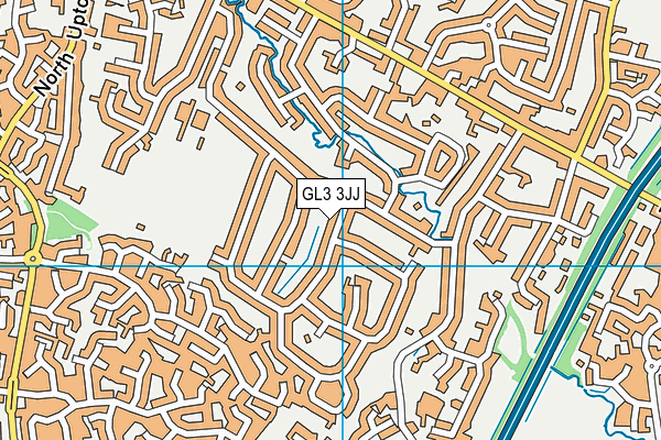 GL3 3JJ map - OS VectorMap District (Ordnance Survey)