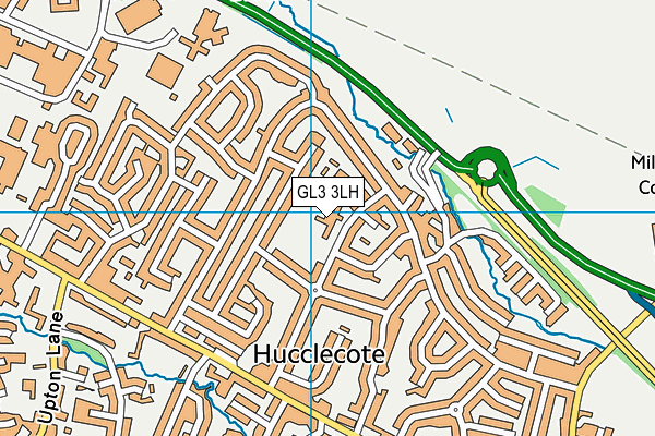 Hillview Primary School map (GL3 3LH) - OS VectorMap District (Ordnance Survey)
