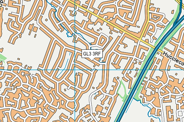 GL3 3RF map - OS VectorMap District (Ordnance Survey)