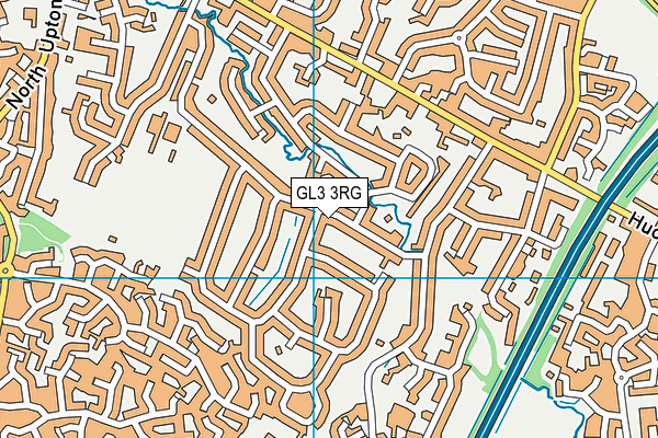 GL3 3RG map - OS VectorMap District (Ordnance Survey)