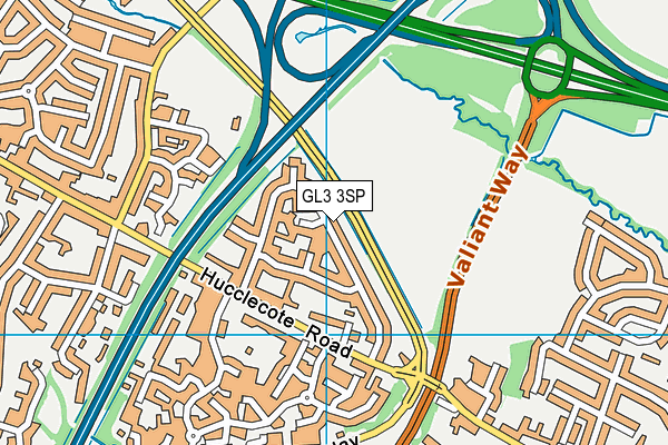 GL3 3SP map - OS VectorMap District (Ordnance Survey)