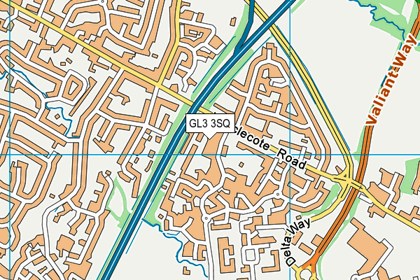 GL3 3SQ map - OS VectorMap District (Ordnance Survey)
