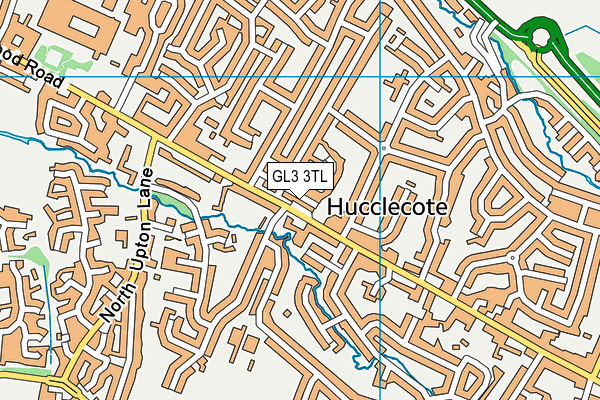 GL3 3TL map - OS VectorMap District (Ordnance Survey)